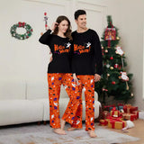 Family Matching Parent-child Halloween Pajamas Long-sleeved  Little Devil Eyes 2 Pcs Set