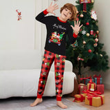 Family Matching Wind Thousand Fun Club Parent-Child Snowman Christmas Pajamas