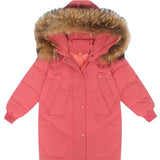 5-14T Kid Girls Cotton-padded Thickened Down Coats