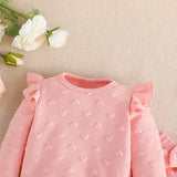 Baby Girl Long-sleeved Fashionable Casual Suit 2 Pcs Sets