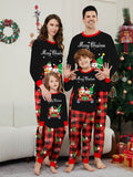 Family Matching Wind Thousand Fun Club Parent-Child Snowman Christmas Pajamas