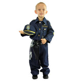 3-12Y Halloween Kids Boy Police Uniform Suit Party Cosplay Costume