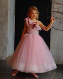 Kid Baby Girl Host Evening Princess Wedding Flower Dresses