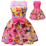 Kid Girl Princess Super Kitty Sentai Dress