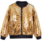 1-12T Kid Baby Boy Girl Sequins Design Dance Trend Hip Hop Coat Jacket