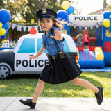 3-12Y Kid Boy Girl Police Uniform Halloween 12 Pcs Set