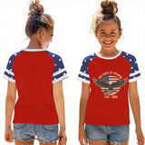 Kid Boy Girl 250th Years of America Independence Day Casual T-shirts Tops