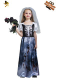 Halloween Kids Ghost Bride Play Costume Cosplay Costume COS Costume Stage