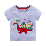 Kid Baby Boy Summer Knitted Bottoming T-Shirts