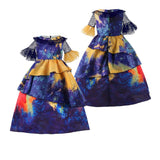 Kid Baby Girl Magic Full House Gauze Spot Holiday Dresses