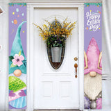 Easter Curtain Happy Easter Couplet Party Porch Decorative Flag