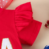 Baby Girl Summer Independence Day Star Flared 2 Pcs Set