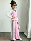Girls' Fashion Suit, Foreign Suit, Vest, Jacket and Trousers Two-piece Suit