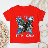 Kid Boy Girl USA Independence Day Fashion Short Sleeve T-Shirt Summer Top