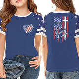 Kid Boy Girl USA Independence Day 250th Anniversary Loose Casual T-shirt Top