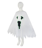 Halloween Children's Costume White Black Luminous Ghost Glow Cloak Shawl Party Dress Up
