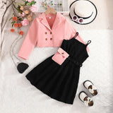 Kid Girl Korean Version Fashionable 3 Pcs Sets