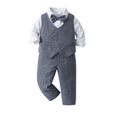 Baby Boy British Gentleman 3 Pcs Set