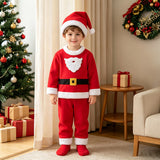 1-10T Kids Baby Boy Christmas Party Suit 3-piece Set