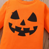 1-6Y Kid Baby Boy Girl Halloween Full Print Loungewear Pajamas Suits 2 Pcs Set