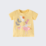 Kid Baby Girl Summer Thin Casual Short-sleeved T-shirt