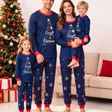 Family Matching Parent-child Pajamas Fashion Crew Neck Print Pajamas Loungewear