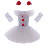 Clown Soul Children Costume Cosplay Halloween Horror Clown Cosplay Children