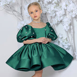 2-8T Kid Baby Girl Birthday Party Walk Show Princess Flower Wedding Dress