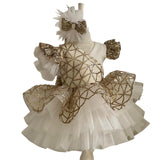 Kid Baby Girl Princess Fluffy Dresses