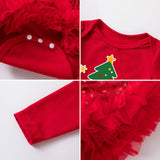 0-18M Christmas Baby Girl Long Sleeve Sequin Dresses