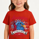 Independence Day Kid Boys Girls Vulture Creative T-shirt