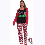 Family Matching Parent-child Cartoon Christmas Pajamas