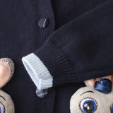 1-6T Kid Baby Girls Sweater Cartoon Rabbit Princess Knitted 2 Pcs Set