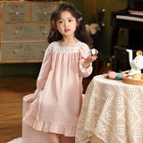 Kid Pure Cotton Foreign Style Loungewear Pajamas