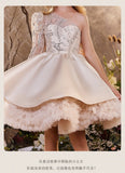 Kid Girl Princess Sequined Catwalk Bow Tutu Dresses