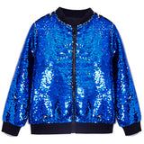 1-12T Kid Baby Boy Girl Sequins Design Dance Trend Hip Hop Coat Jacket