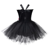 1-8Y Kid Baby Girl Halloween Cartoon Fluffy Dresses