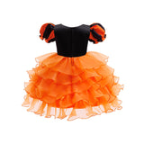 Halloween Party Children's Ceremony Princess Dress Child Cake Dress Child Skirt Cosplay Costume