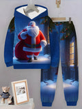 TEMU's New Christmas Children's Hooded Sweater Set 2 Pieces