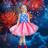Independence Day Kid Baby Girls  Holiday Party Dress