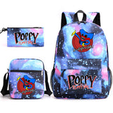 Bobby Playtime Schoolbag 3pcs Set Outdoor Computer Canvas Backpacks