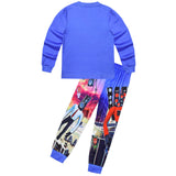 Kid Halloween Household Long Sleeve Pajamas 2 Pcs Sets Suit