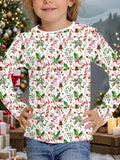New Girls Cute Casual Fashion High Quality Christmas Women's Long Sleeves