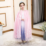 Kid Girls Shawl Aisha Cape Frozen Princess Warm Coats