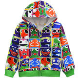Kid Boy Zipper Hooded Banban Garden Coat Jacket