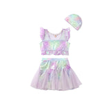 Kid Baby Girls Mermaid Swimsuit Cute Fishtail Performance Swimwear