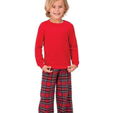 Family Matching Christmas Plaid Parent-child Cotton Loungewear Pajamas