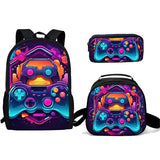 Kid Game Console Handle Schoolbag Students School Season 3 pcs/set