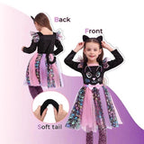 2-10T Kid Girl Witch Cute Pussy Halloween Dresses