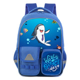 Kid Boy Double-layer Primary Secondary Zipper Cartoon Multi-pocket Backpack